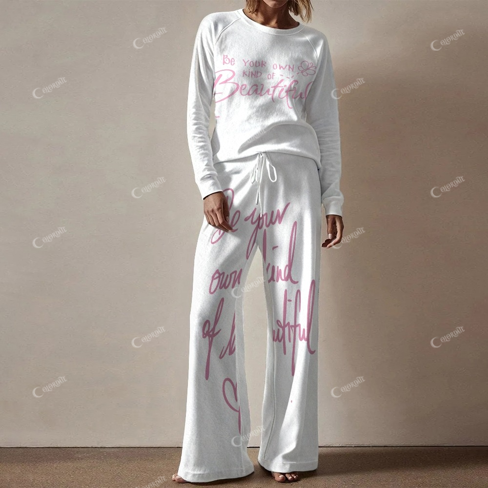 Women's Inspirational Pink Long Sleeve Suit