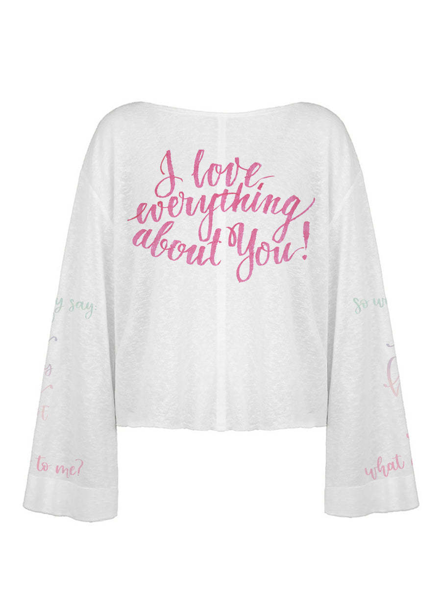 Women's Pink Long Sleeve Cotton Homewear Set