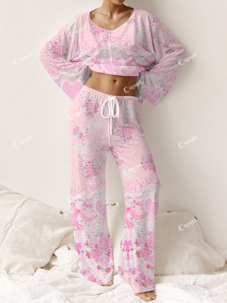 Women's Sweetheart Floral Pajama Set