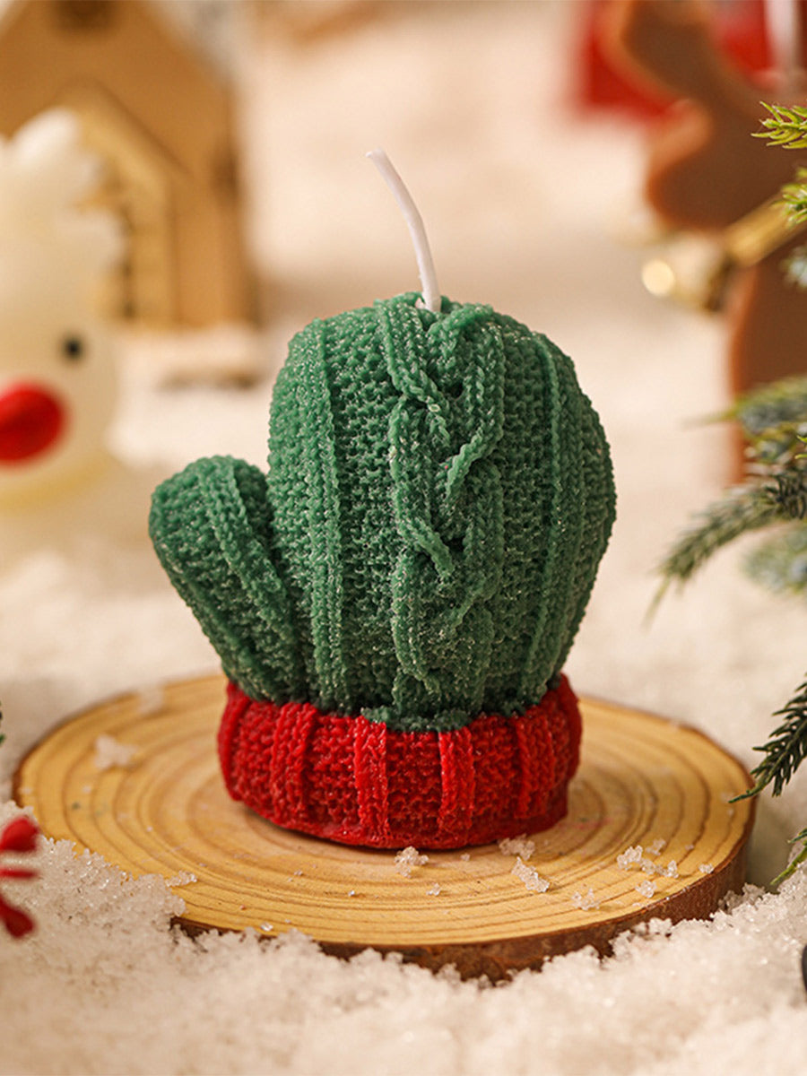 Icelandic Fur Santa Hat Red Wine Bottle Decoration