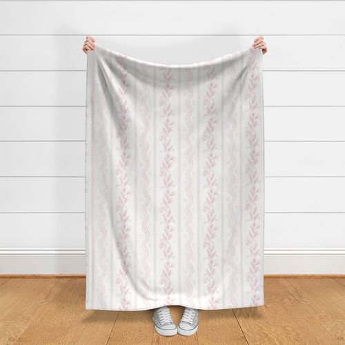 Flower Lines Print Home Blanket