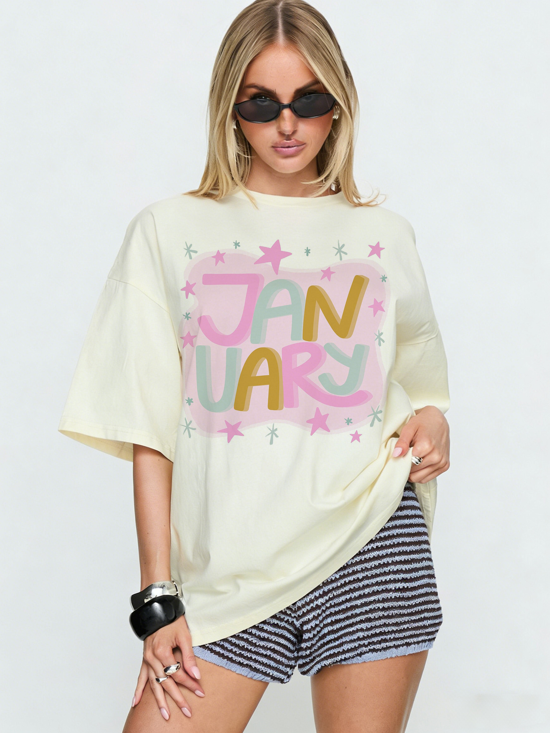 Pastel January Star T-Shirt