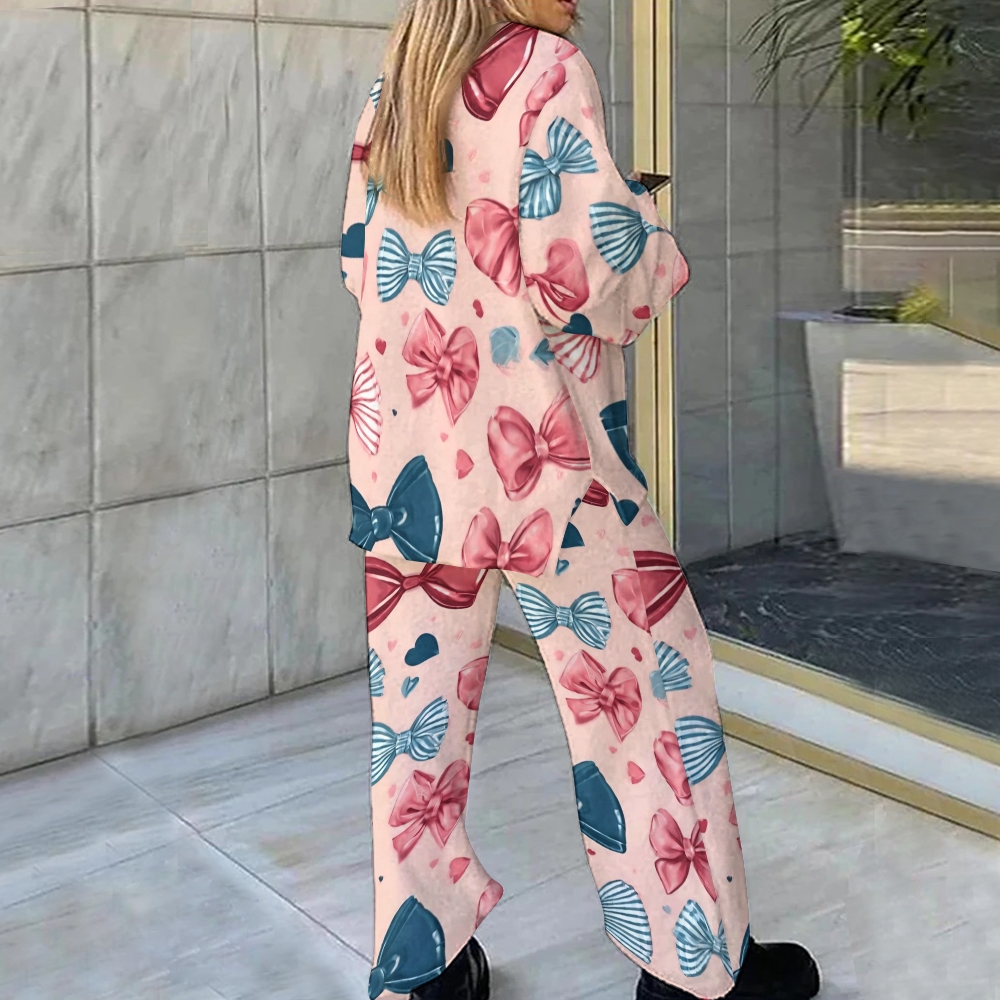 Bow Love Loungewear Set For Women