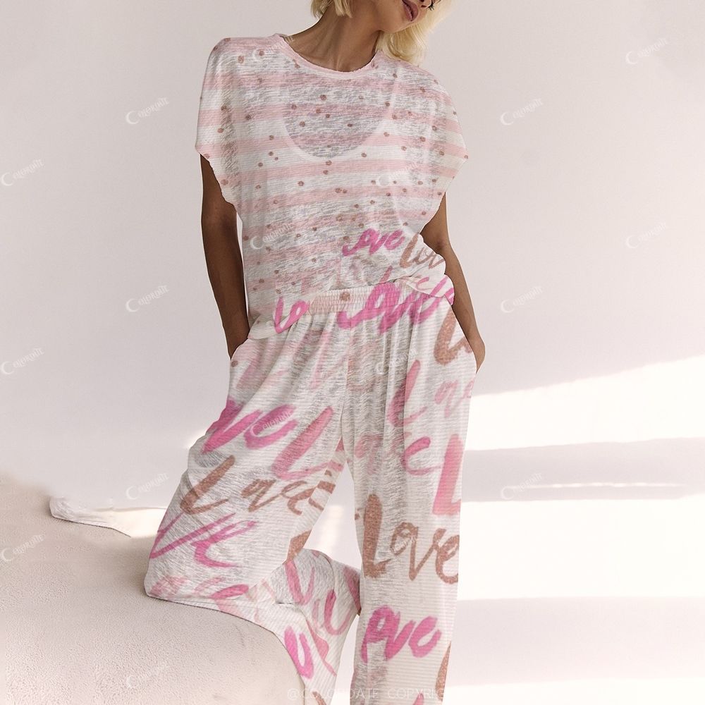 Colordate Ladies Valentine's Day Lounge Suit