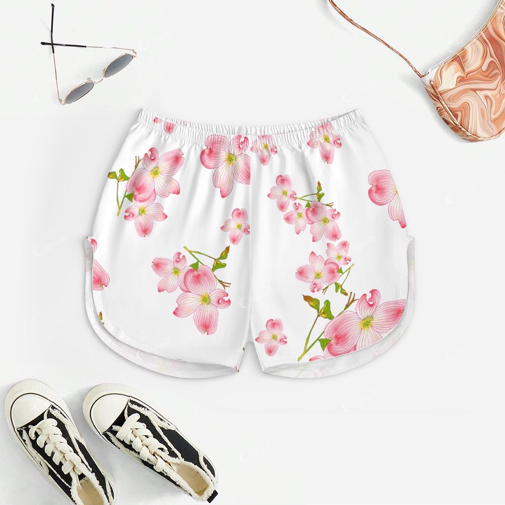 Peach Blossom Print Pajama Set