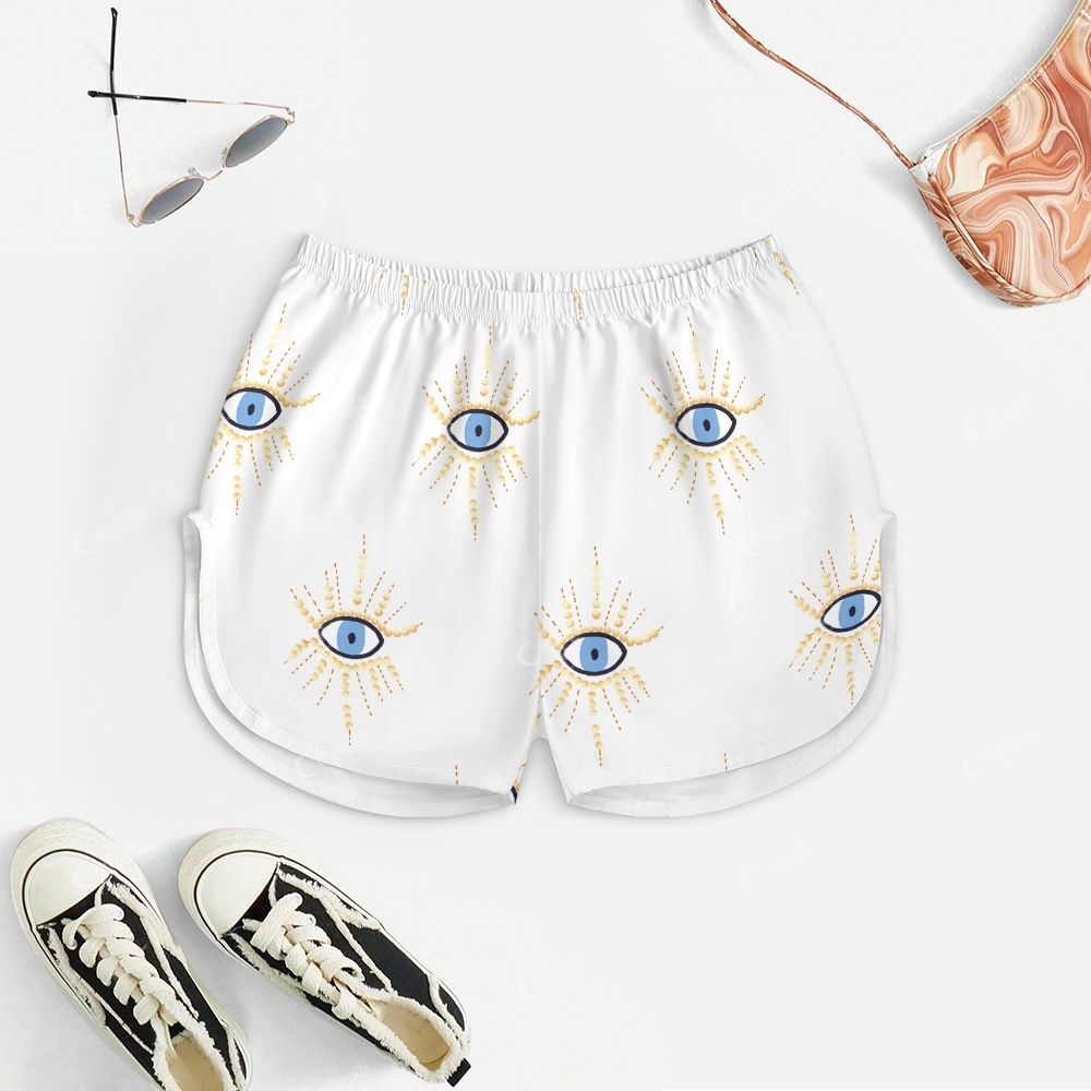 Golden Eye Print Pajama Set
