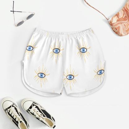 Golden Eye Print Pajama Set