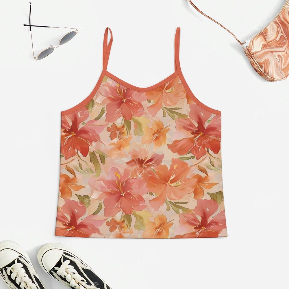 Vintage Flower Print Pajama Set