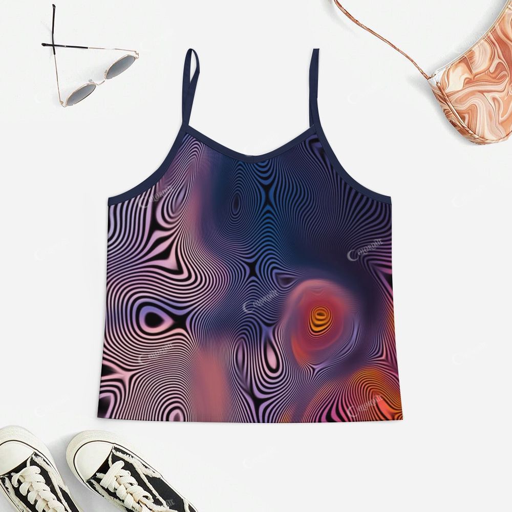 Abstract Shading Print Pajama Set