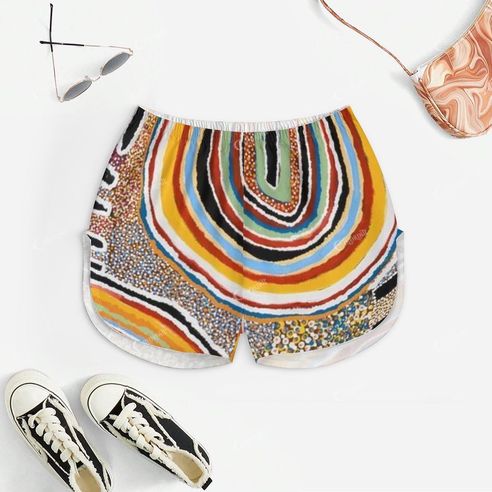 Rainbow Circles Print Pajama Set