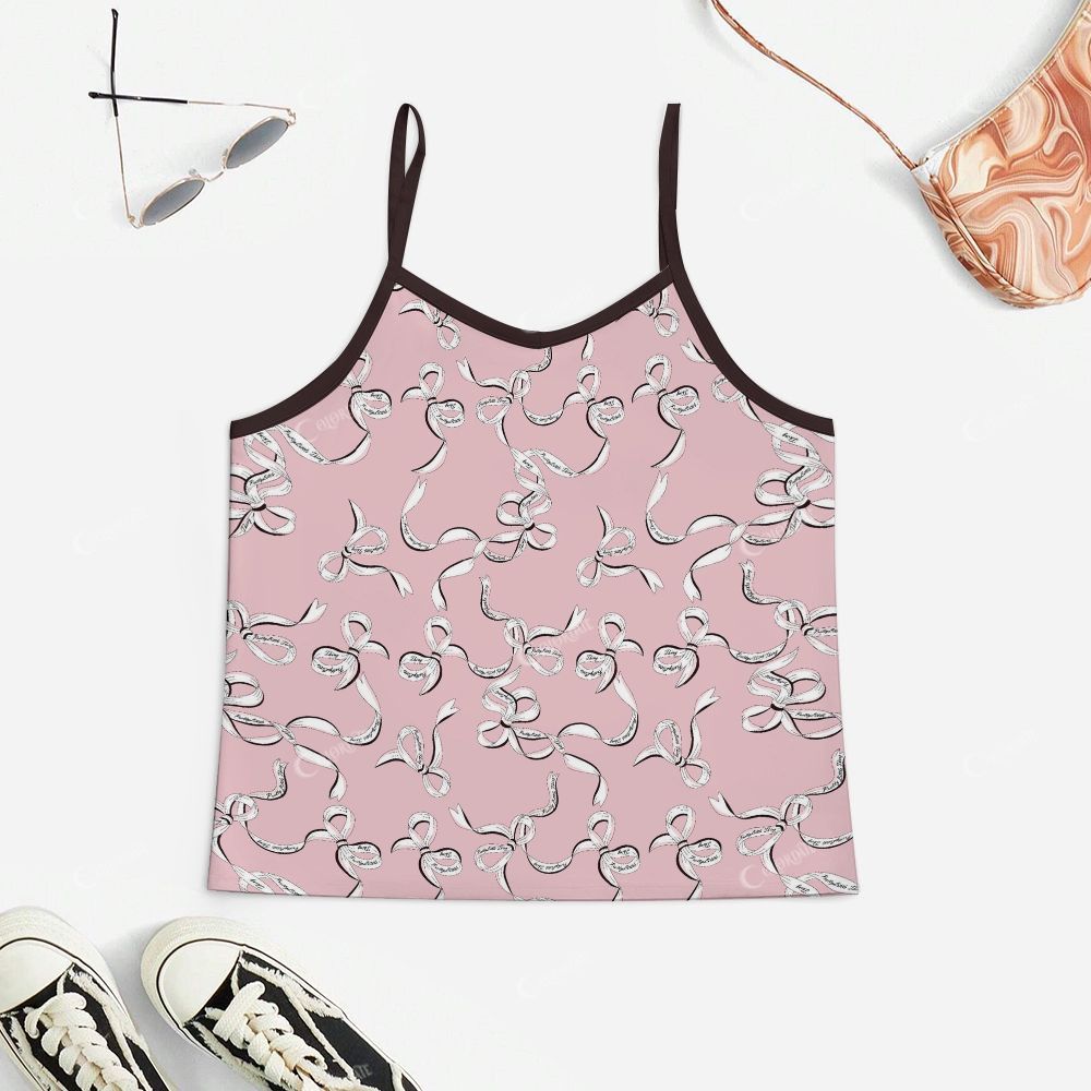 Double Bow Print Pajama Set