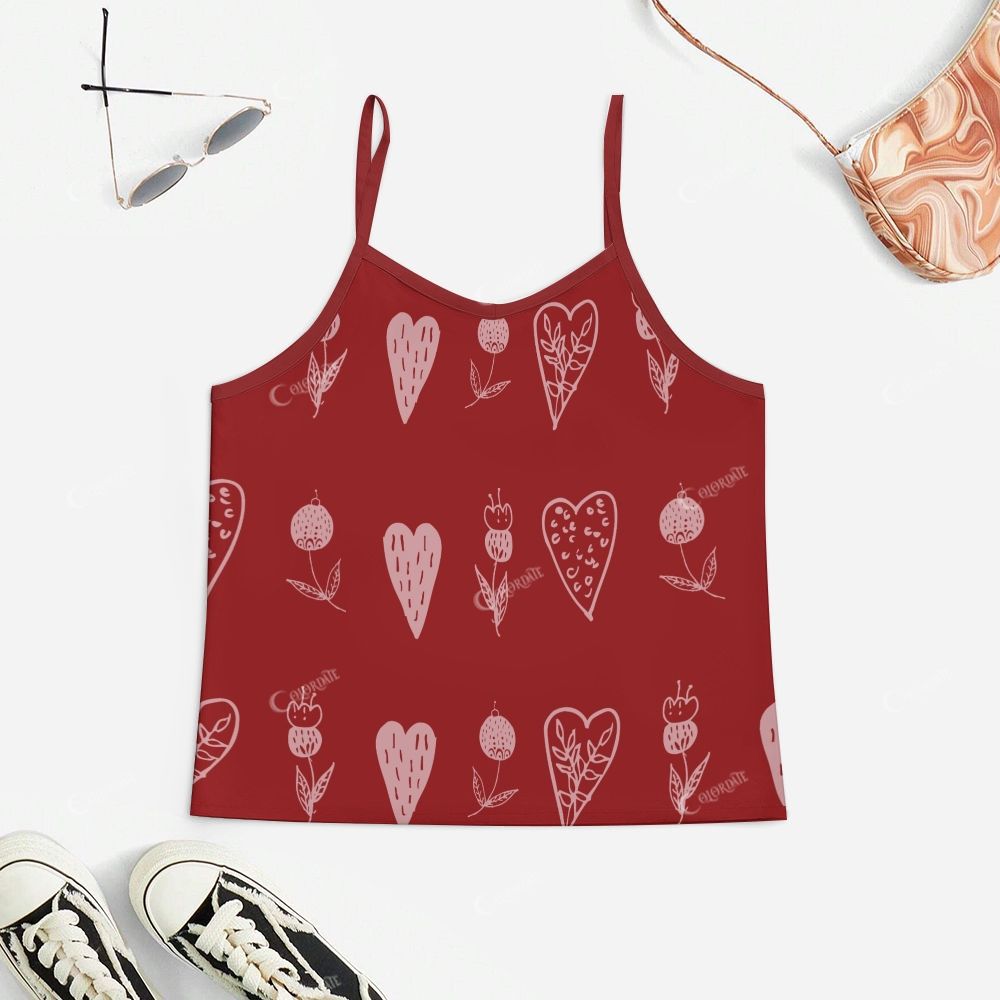 Vintage Love Flower Print Pajama Set