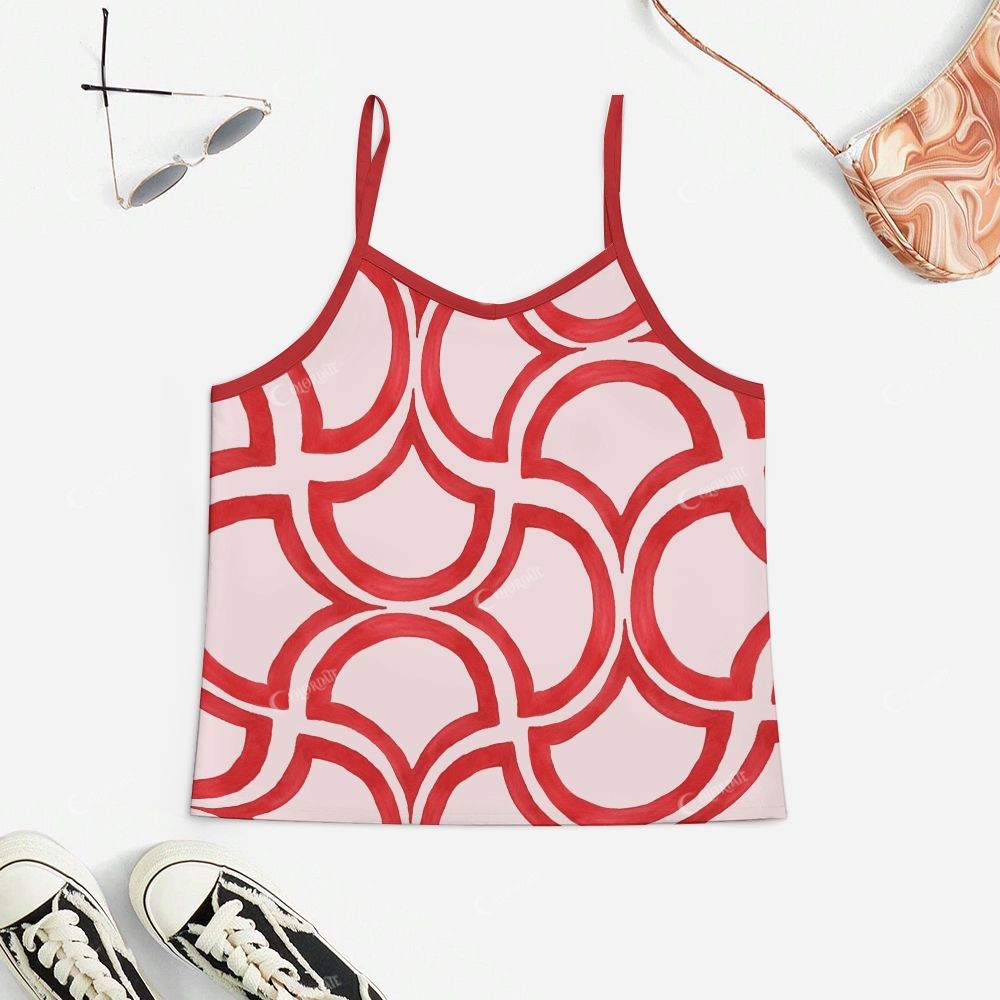Abstract Figure Print Pajama Set