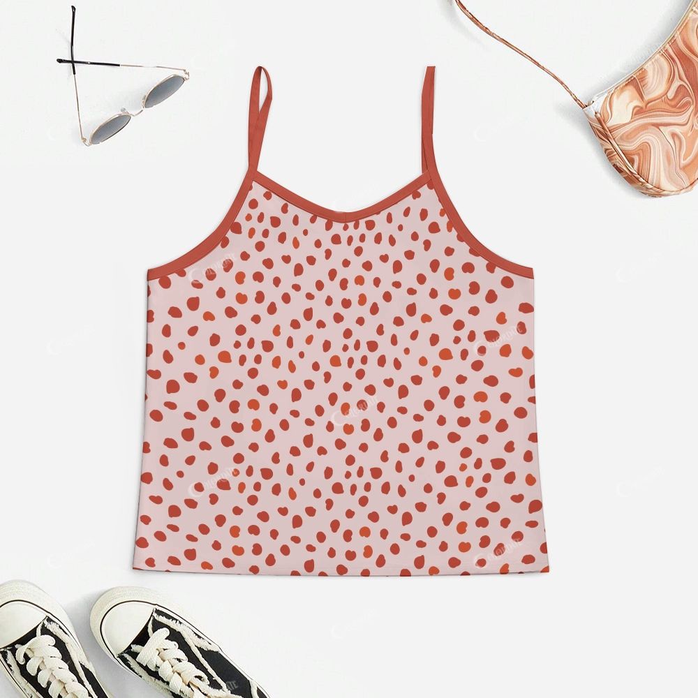 Orange Leopard Print Pajama Set