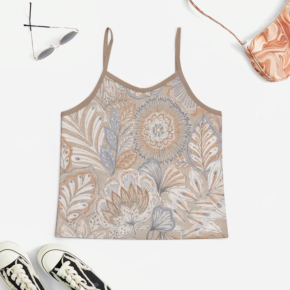 Vintage Dandelion Print Pajama Set