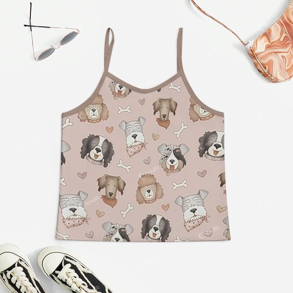 Puppy Print Pajama Set
