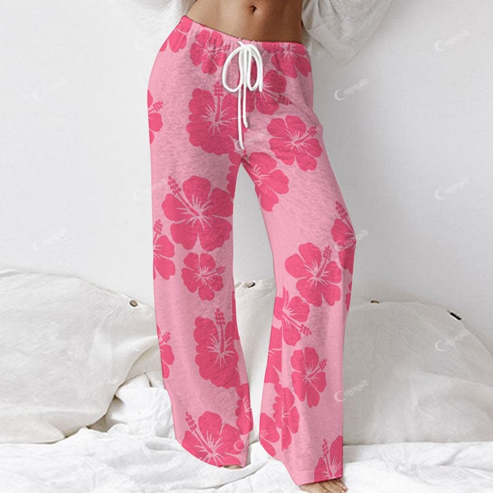 Blossom Canvas Women's Passionate Pink Long Sleeve Cotton Homewear Set