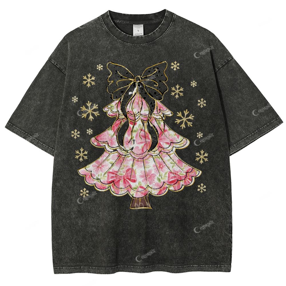 Unisex Printed Washed Tee 