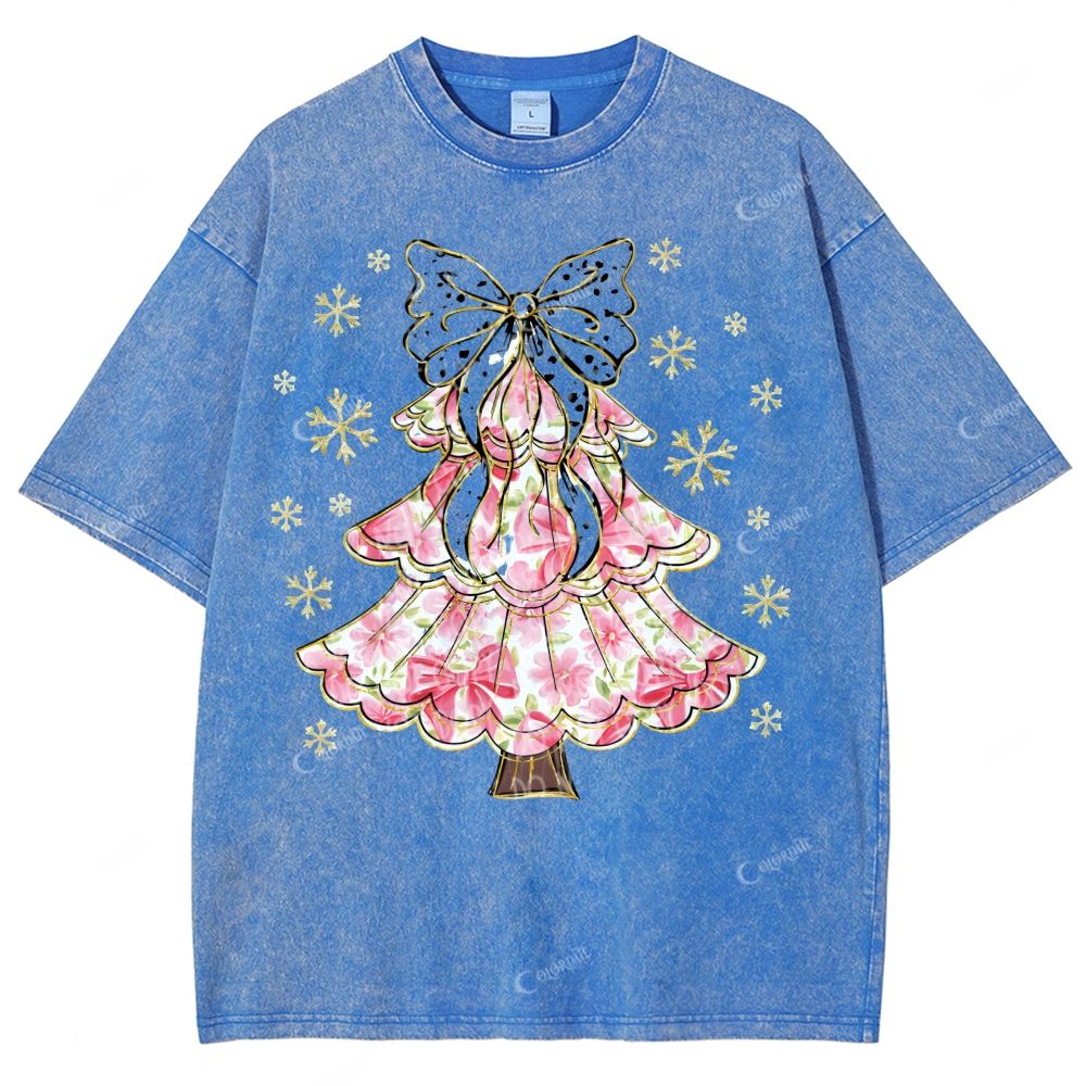 Unisex Printed Washed Tee 