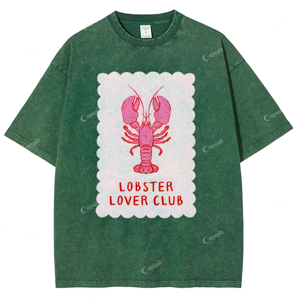 Unisex Printed Washed Tee 