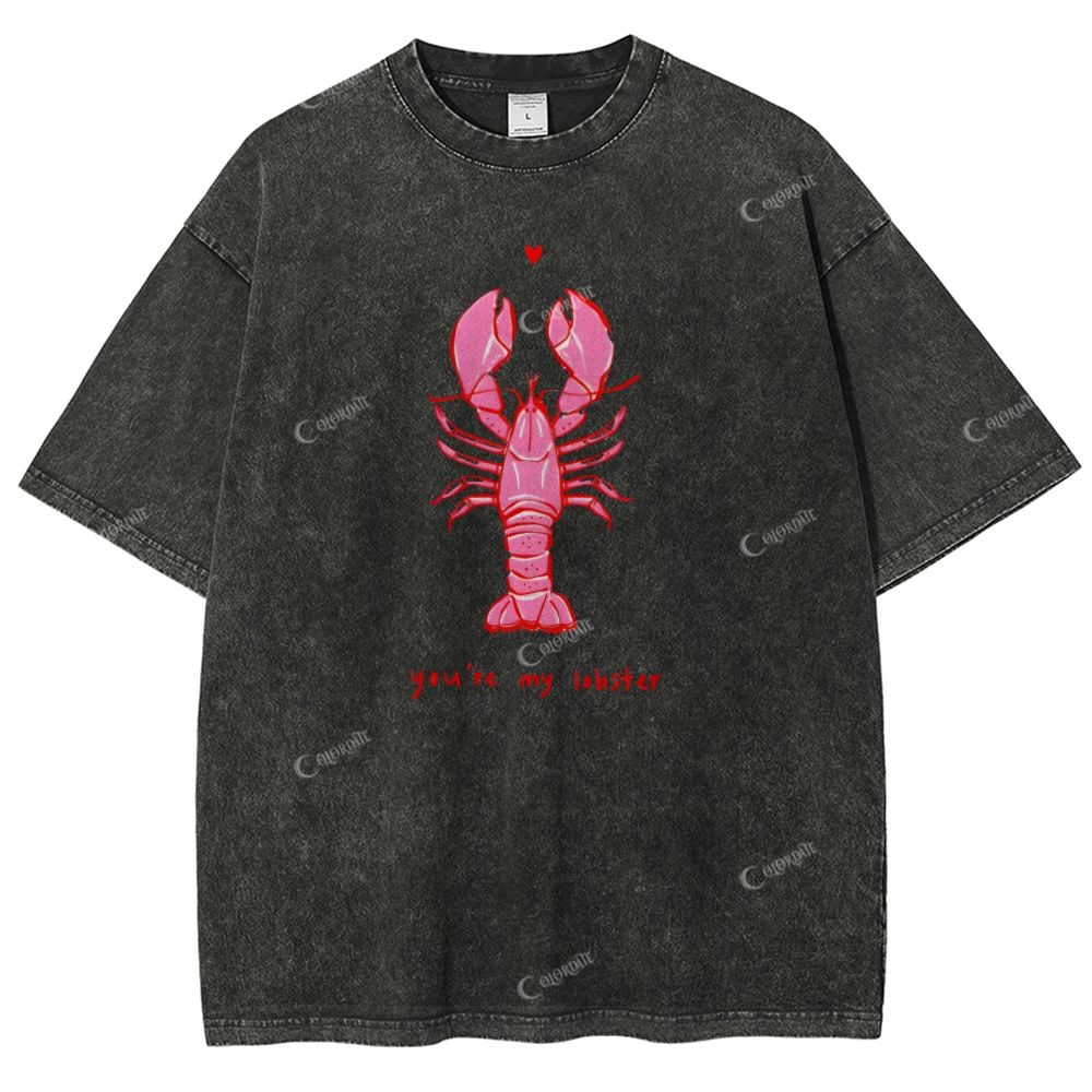 Unisex Printed Washed Tee 