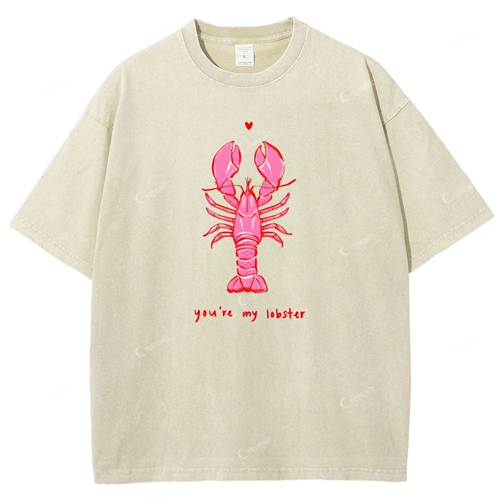Unisex Printed Washed Tee 