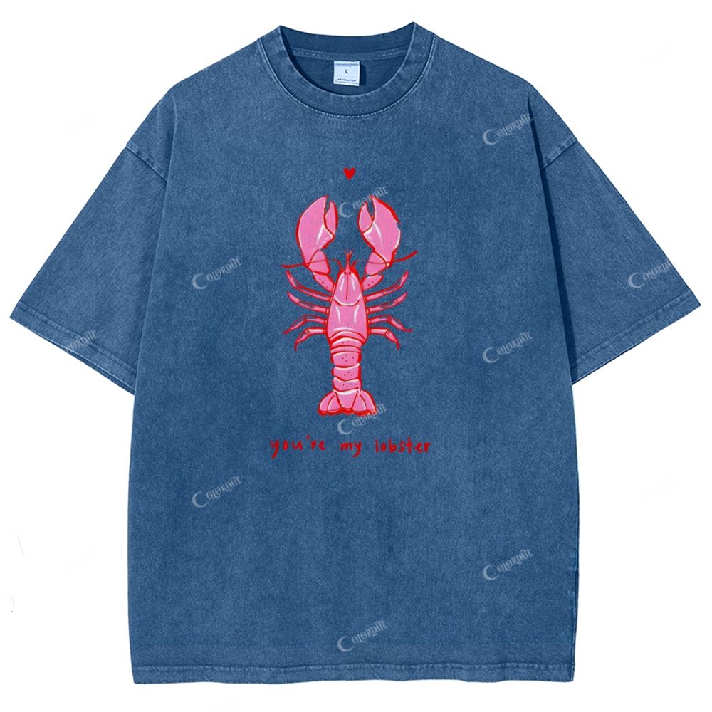 Unisex Printed Washed Tee 