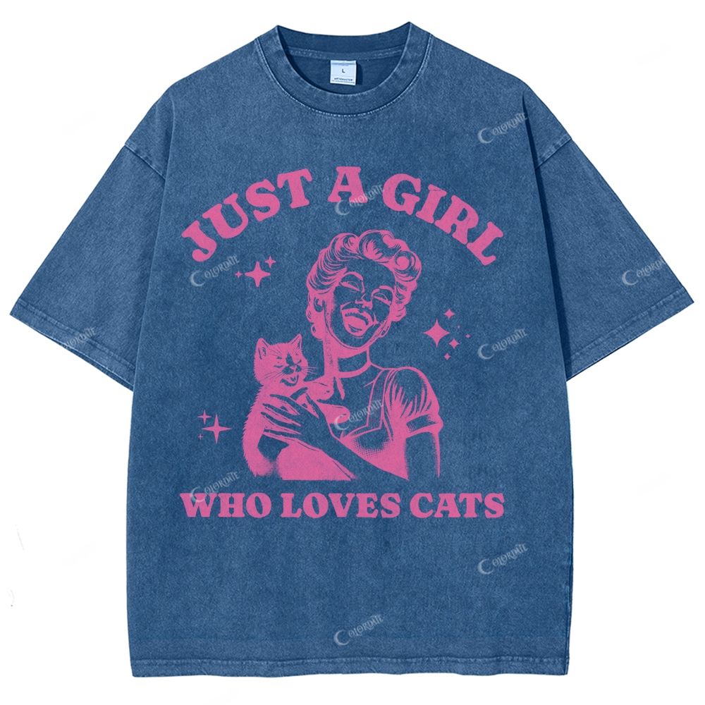 Unisex Printed Washed Tee 