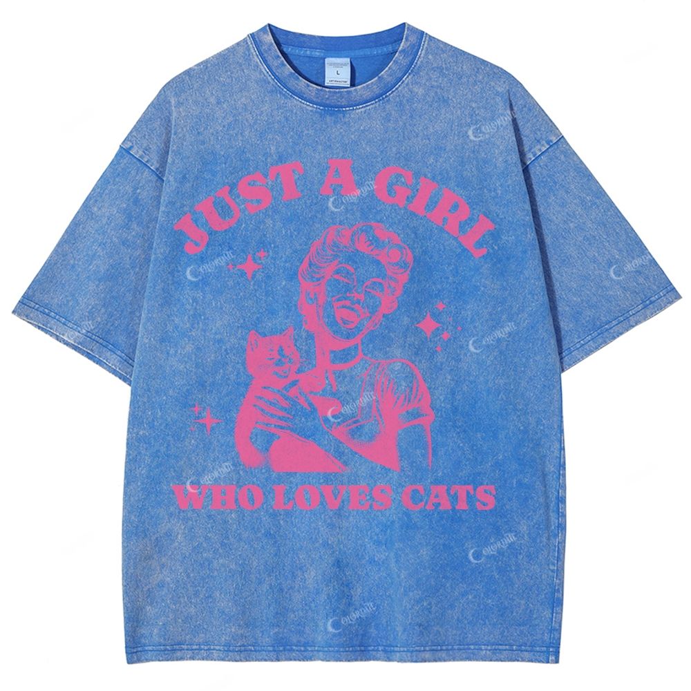 Unisex Printed Washed Tee 