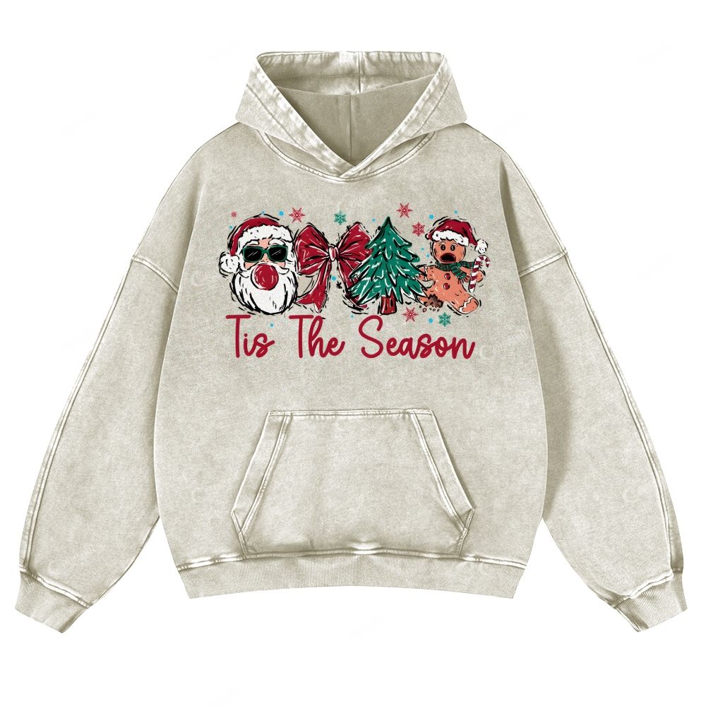 Casual Perfect Christmas Washed Hoodie