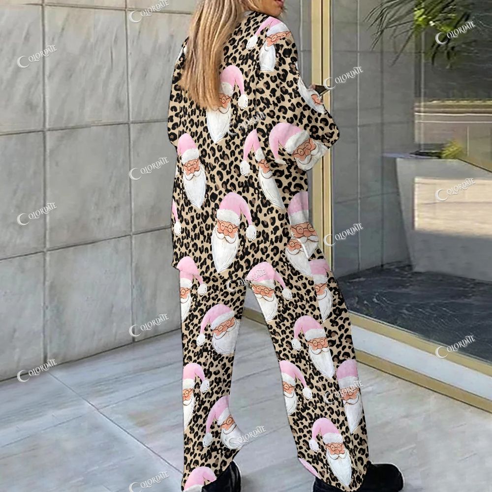 Loungewear  Leopard Print Hot Girl Set For Women