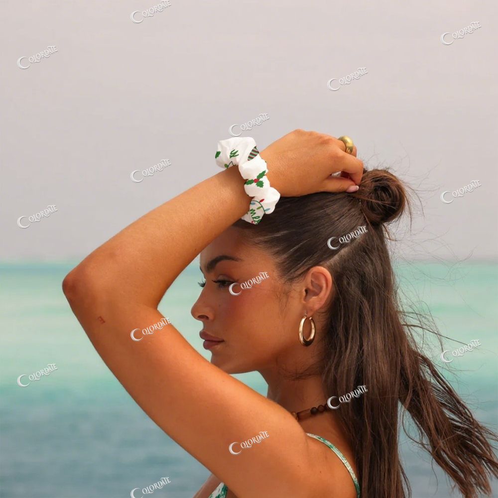 Christmas Themed Rubber band hairband