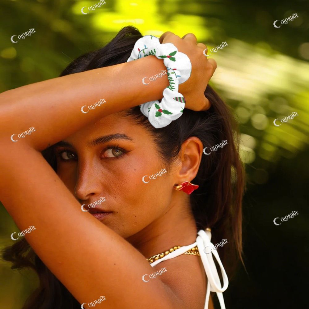 Christmas Themed Rubber band hairband