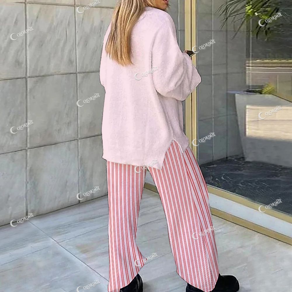 Colordate Mermaid Print Loungewear Set For Women