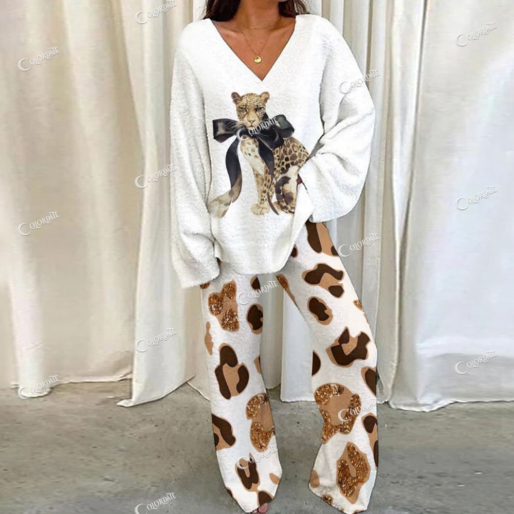 Loungewear Cute Animal Set For Women