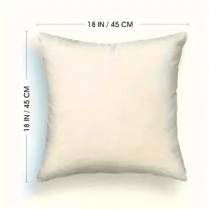 Pink Girl Bow Print Cushion