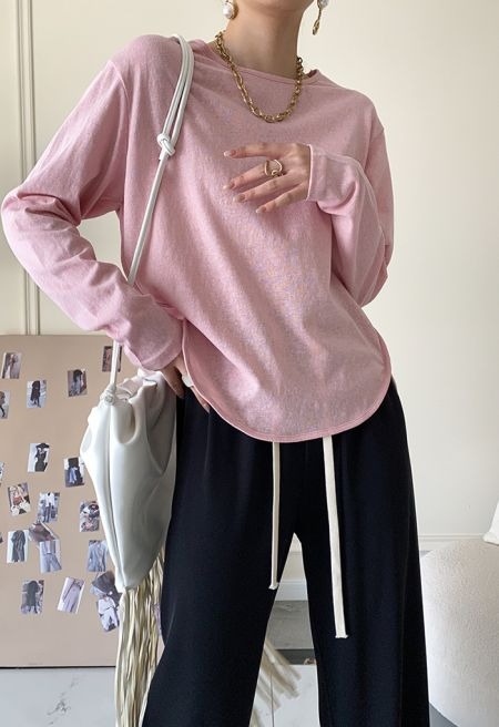 Long Sleeve Soft Touch Cotton T-Shirt