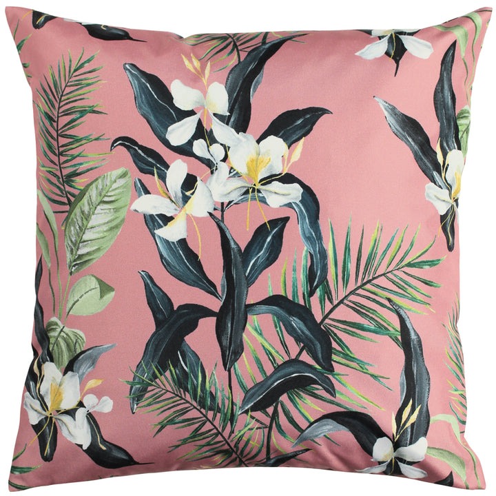 Hawaii Flower Pink Outdoor Cushion 