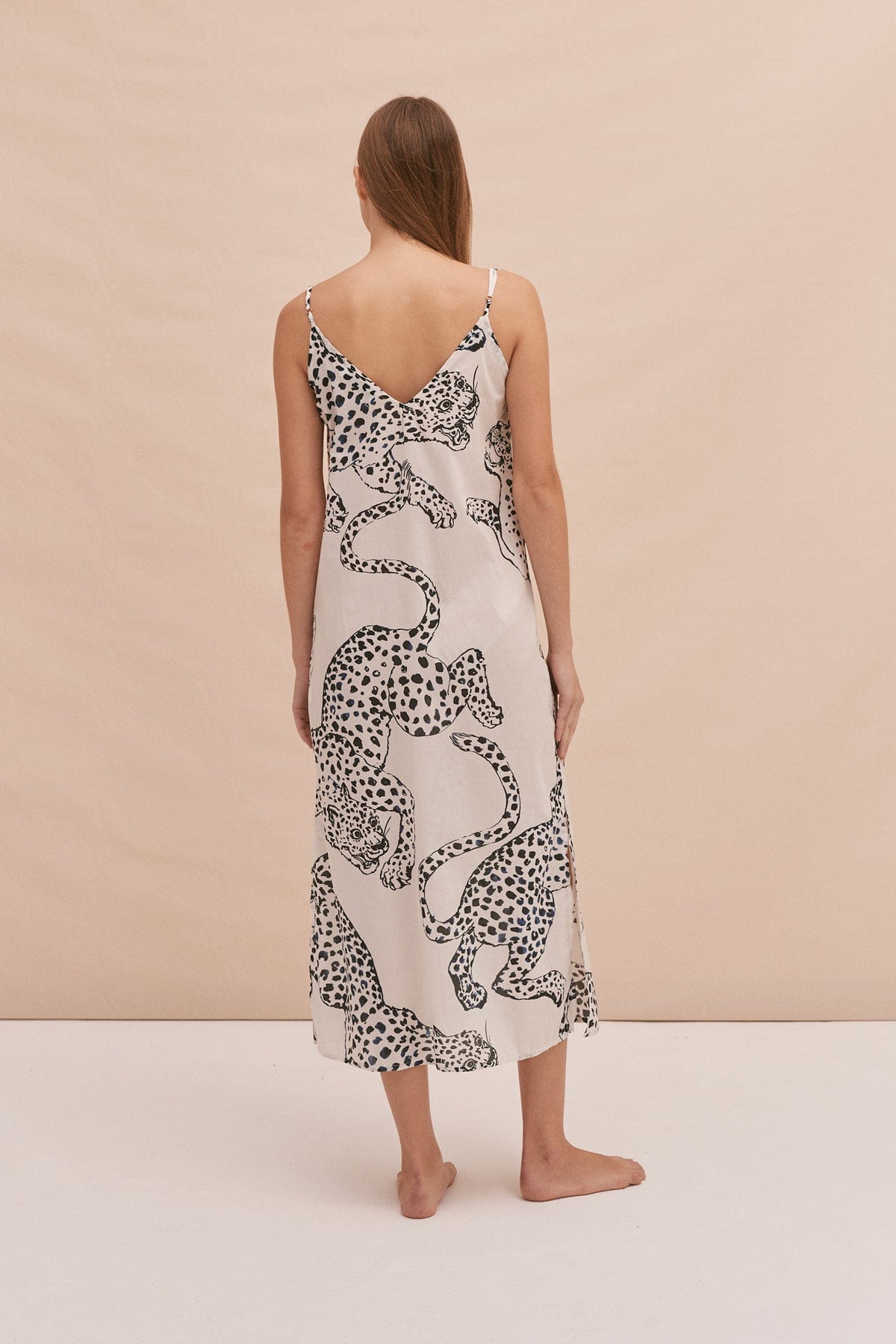  Cream Animal Print Pajamas