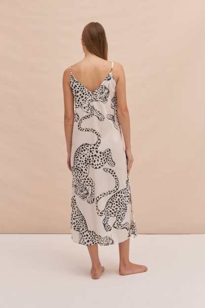  Cream Animal Print Pajamas
