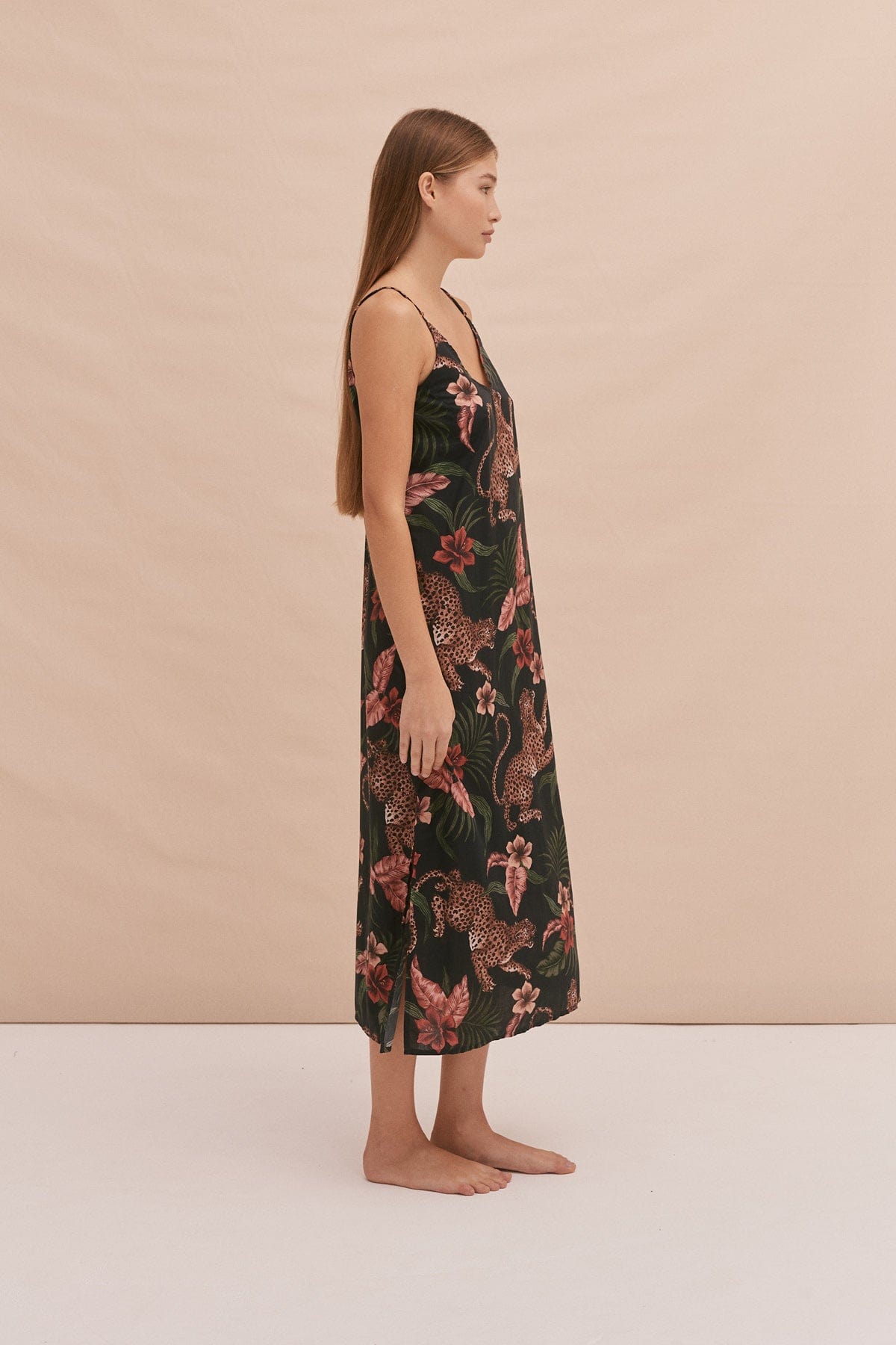 Beast Floral Print Pajamas