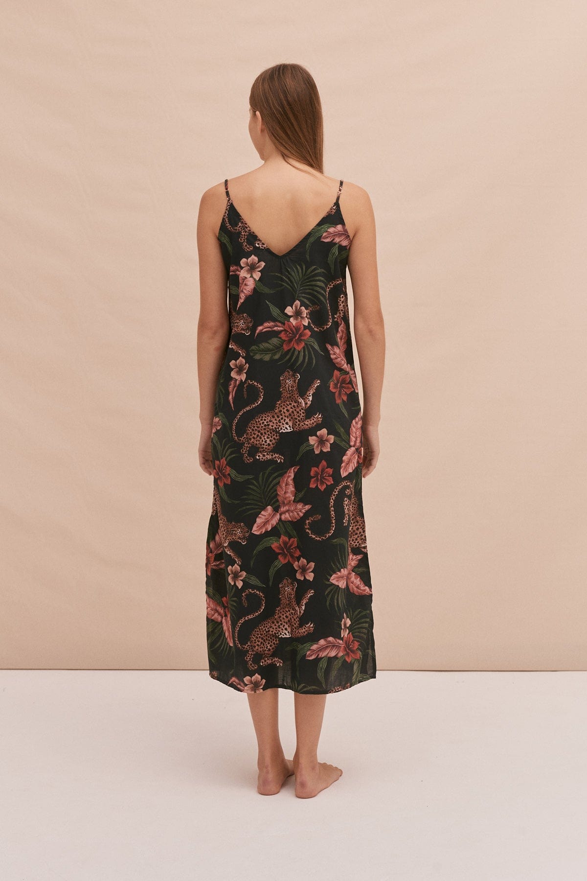 Beast Floral Print Pajamas