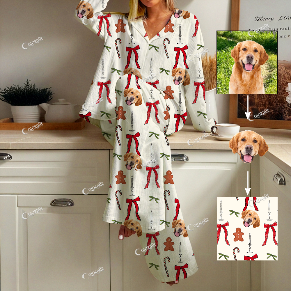 Custom Photo Women's Cardigan Homewear Set