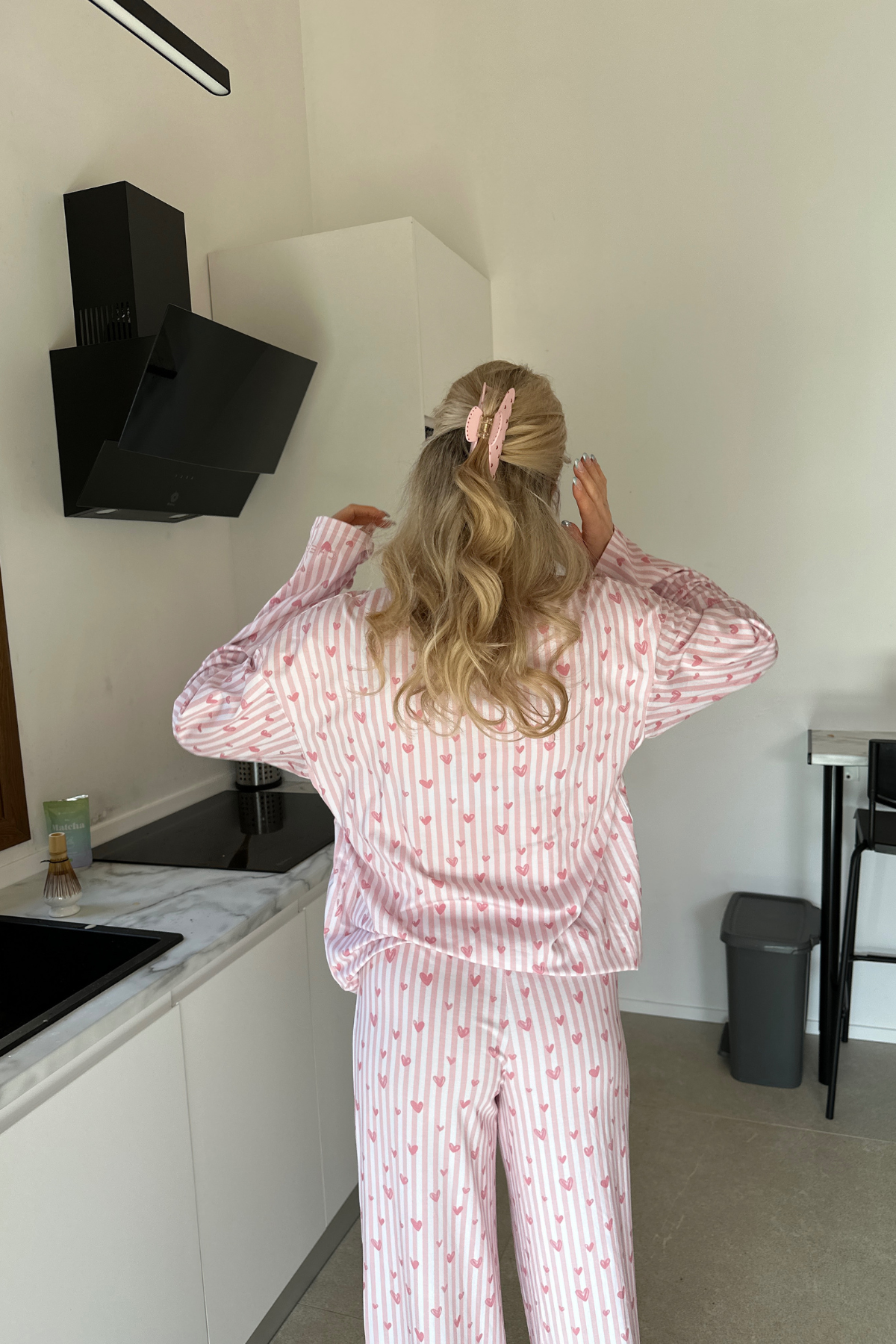 Sleep Shirt Hearts Print Pajama