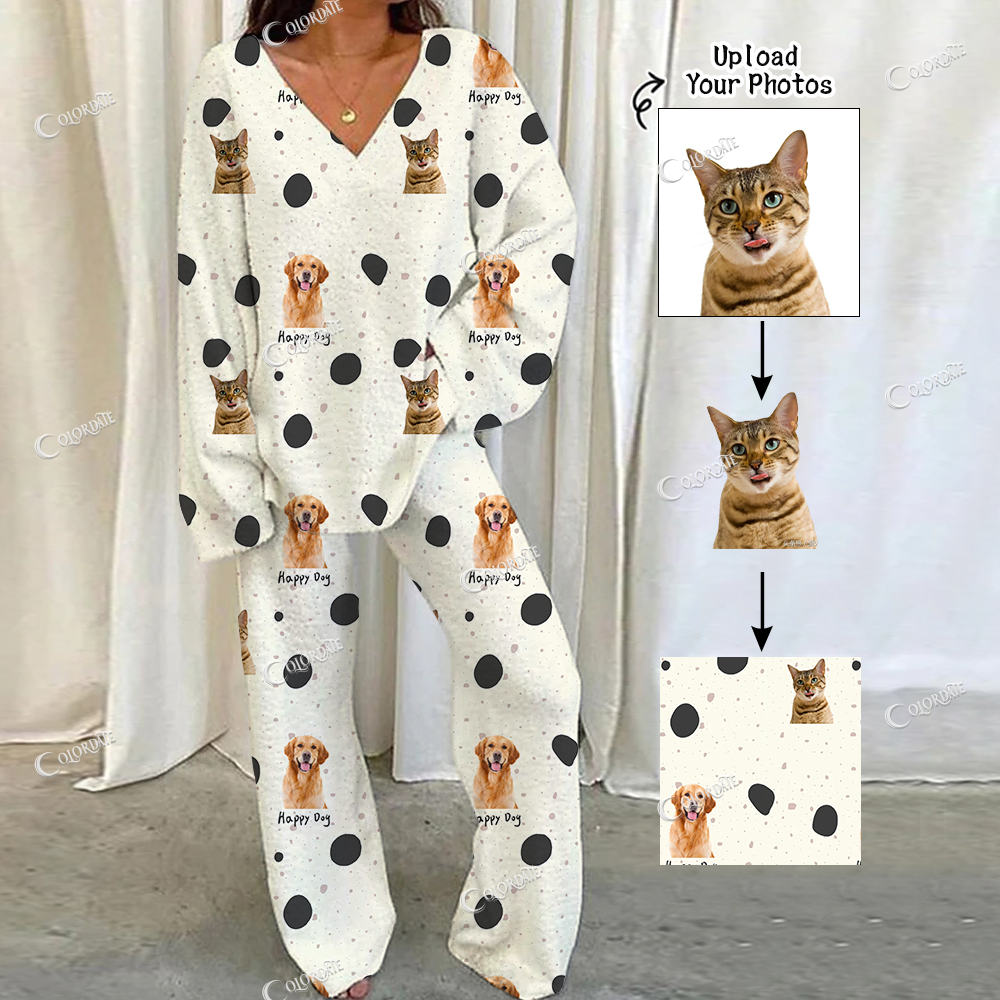 Addcustom Your Photos Loungewear Set For Women