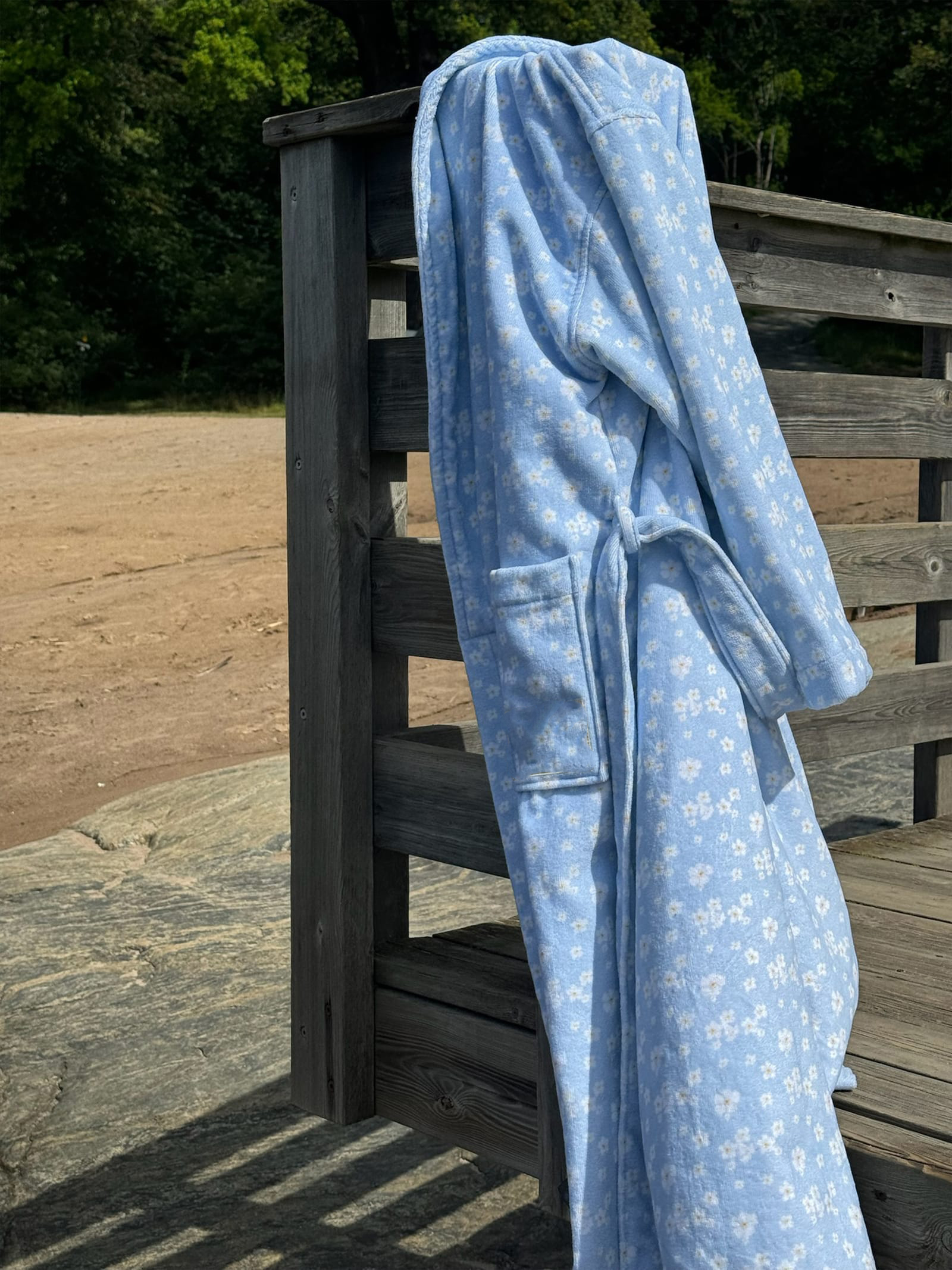 Dream Blue Little Flower Robe 