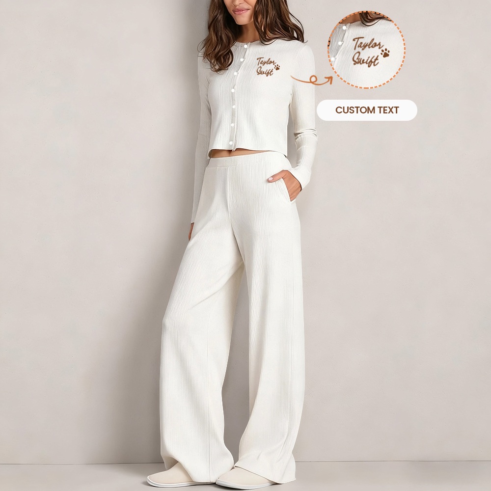 Custom Women's Print Long Sleeve Suit