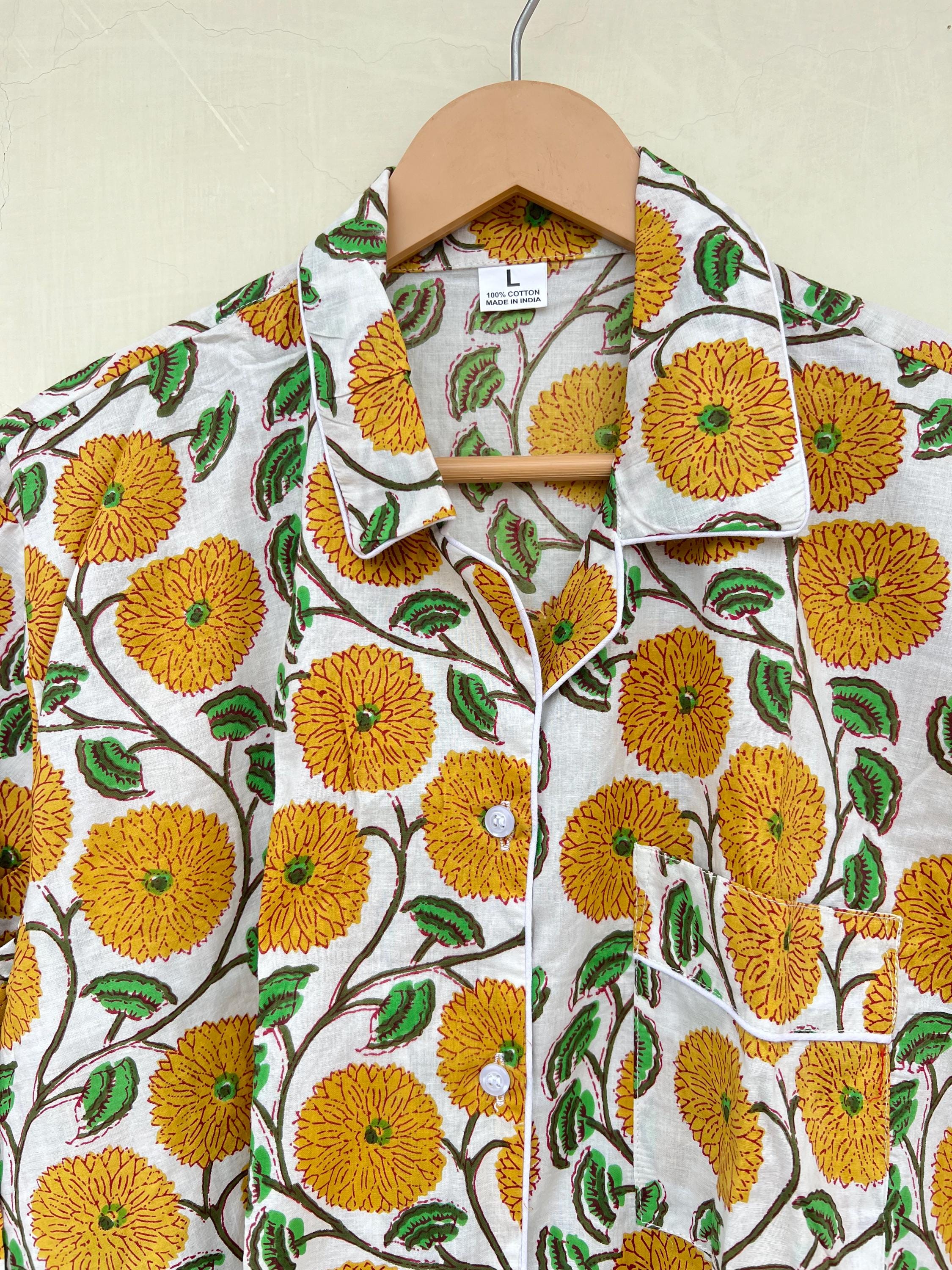 Women's Floral Printed Pajama Set