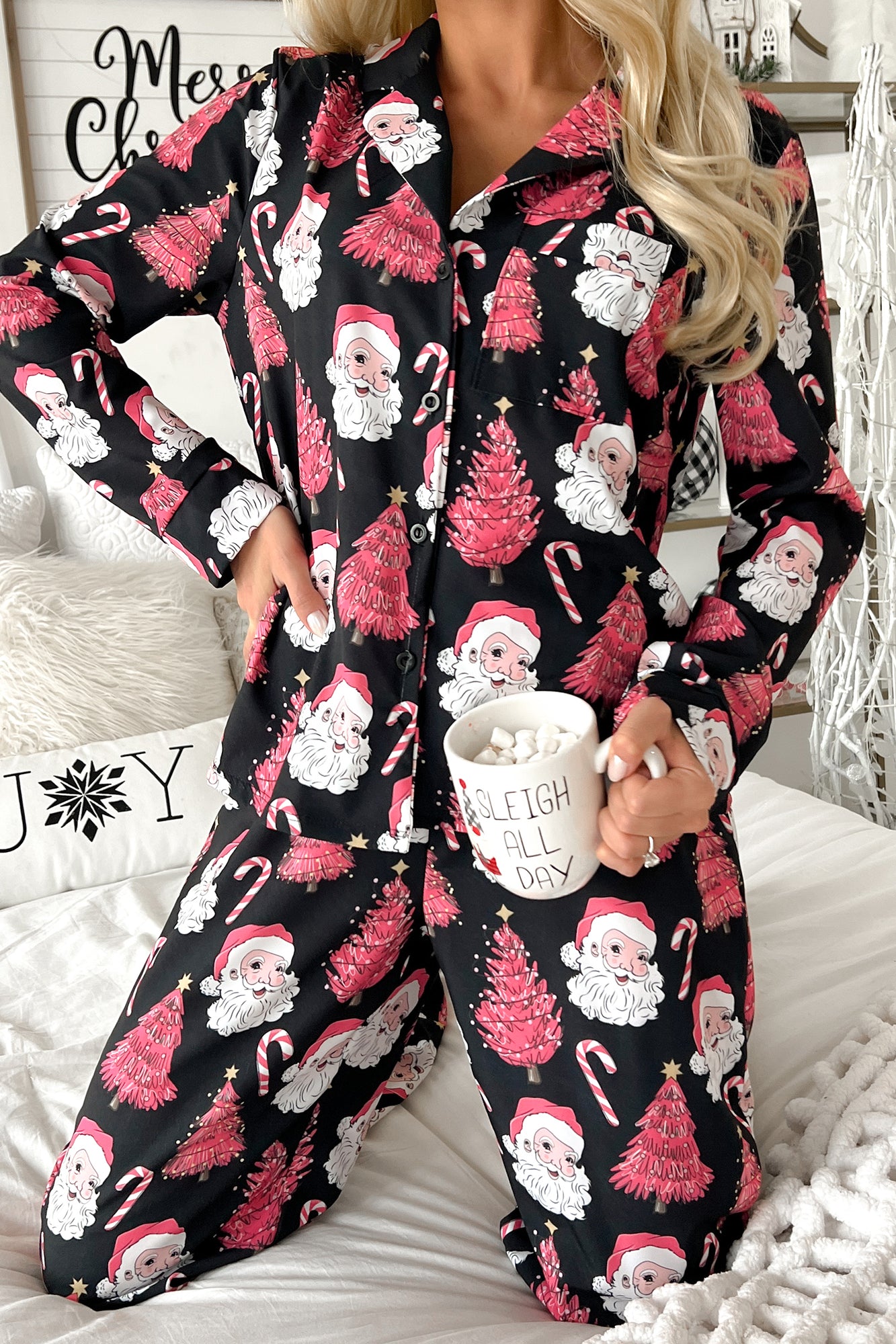 [Copy]Women's Floral Printed Pajama Set