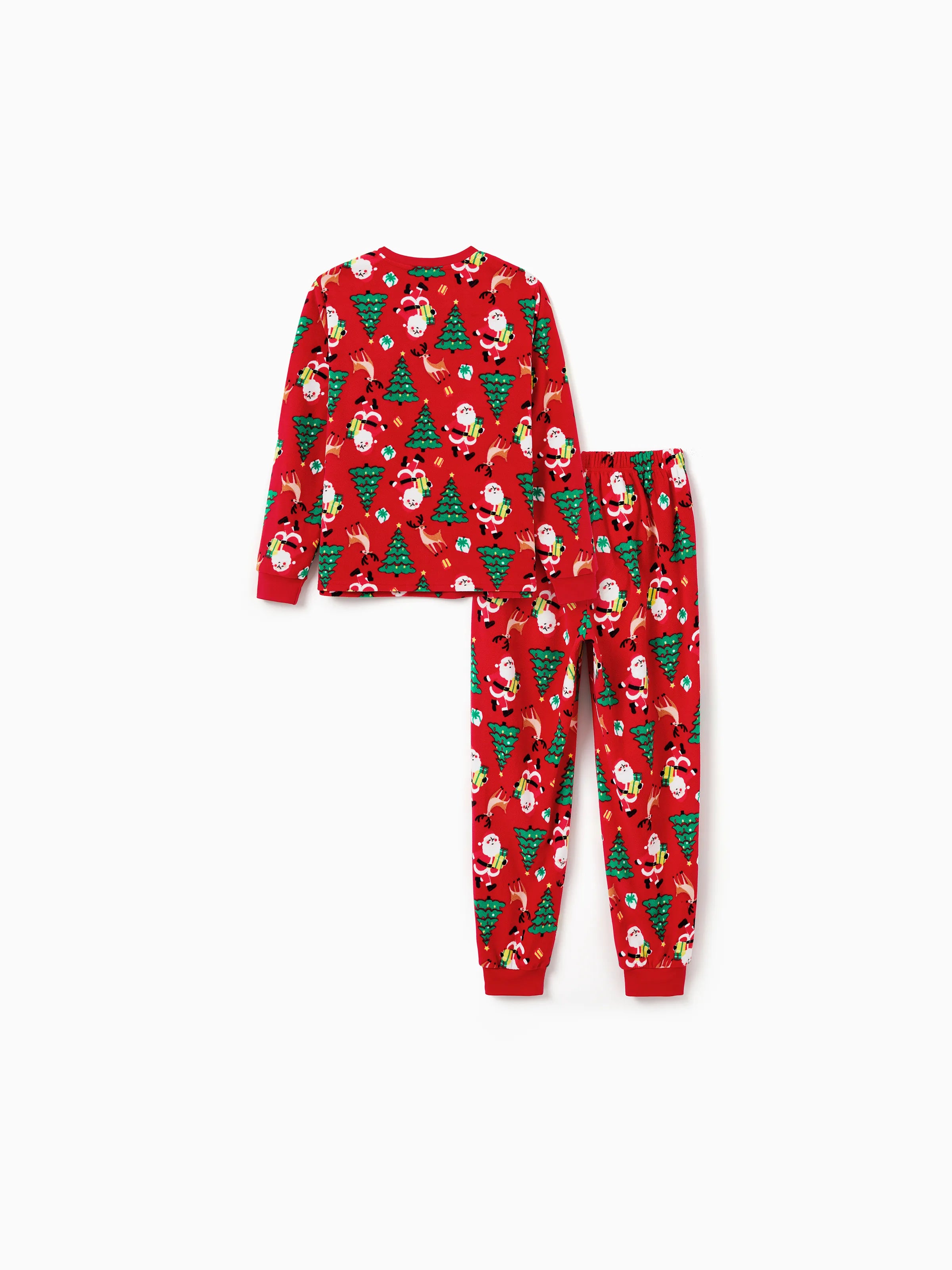 Christmas Matching Family Pajamas Set Santa Claus and Christmas Tree PJS